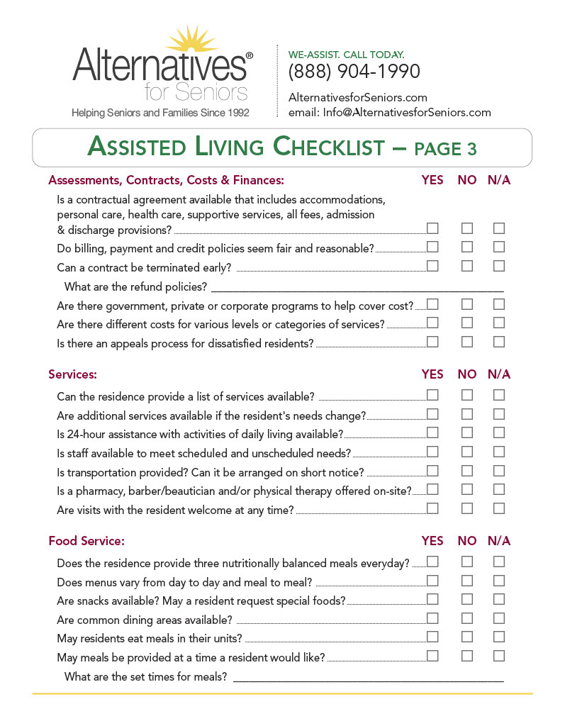 assisted-living-checklist-alternatives-for-seniors